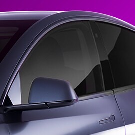 Close-up van FX-HP raamtint.