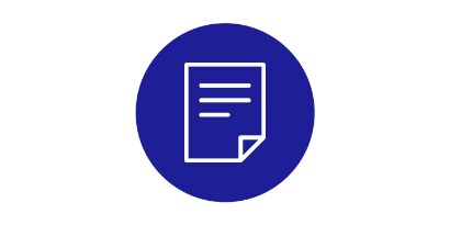 Eenvoudige lijn icoon van stuk papier
