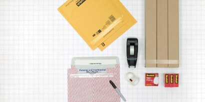 Bescherm adresetiketten met Scotch® Super-Hold Tape
