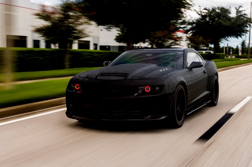 Auto gewrapt met Shadow Black folie