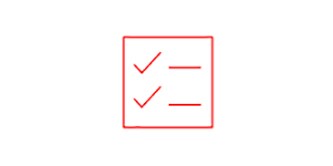 Pictogram met een stuk beschreven papier
