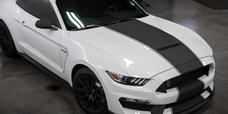 Geprinte graphics voor auto's
