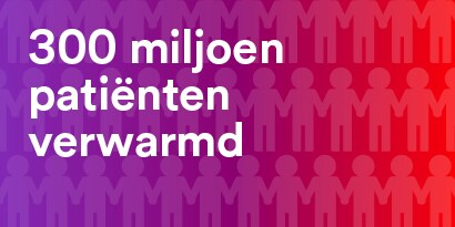 300 miljoen patiënten verwarmd
