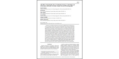 Onderzoekspaper - Chromatographic clarification enhances continuous Protein A performance
