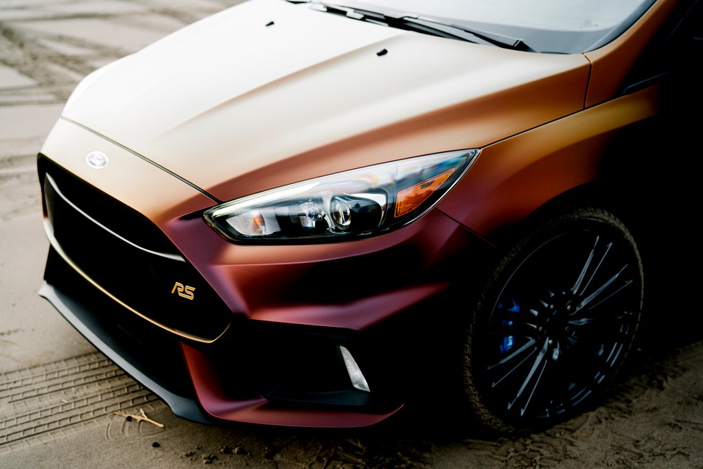 Auto gewrapt met Satin Flip Volcanic Flare folie