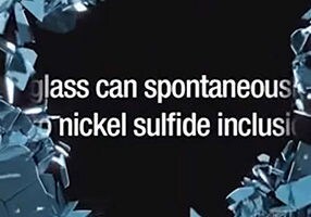 Bescherm uzelf tegen spontane glasbreuk.