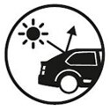Raamfolie voor auto’s logo