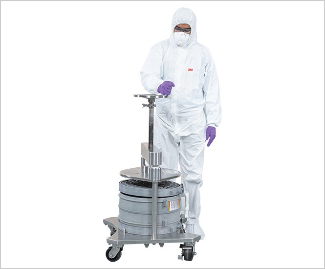 3M Polisher ST is een compacte, ruimtebesparende oplossing.

