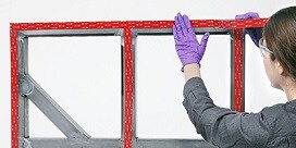 Assemblages met paneel op frame of versterkingsmateriaal op paneel
