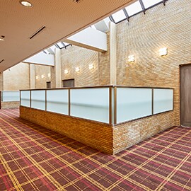Ontwerp van de lobby van het Shiba Park Hotel