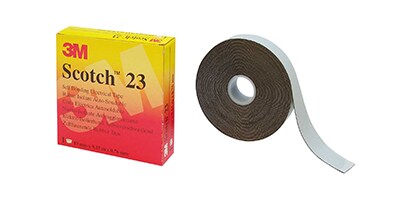 Scotch® 23 zelffuserende rubberen isolatietape met schutlaag
