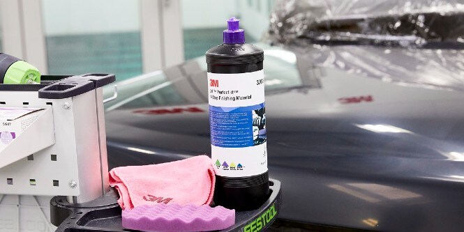 Polijstproces met 1-Staps Finishing Material - Kleine Gebieden
