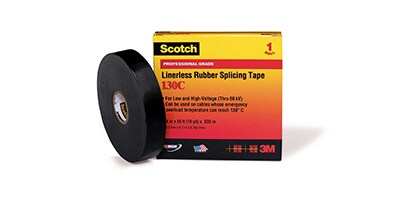 Scotch® 130C zelffuserende rubbertape zonder schutlaag 
