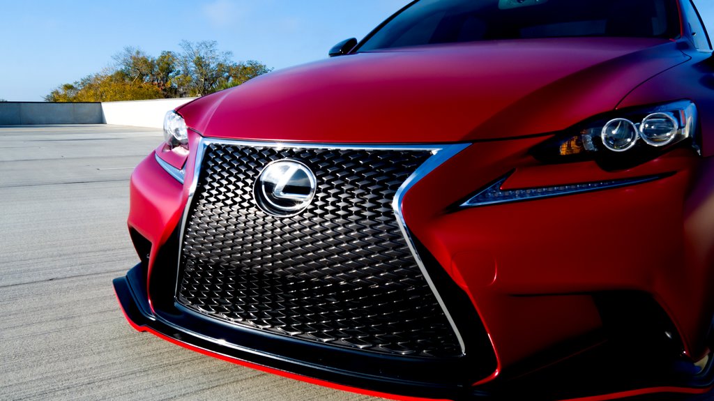 Auto gewrapt met Satin Vampire Red folie
