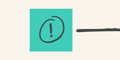 Schrijf het probleem op een Post-it® Super Sticky Note