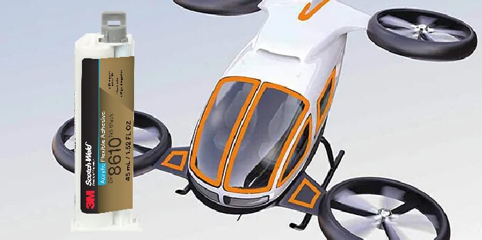 3M Flexibele acrylaatlijm 8600-serie
