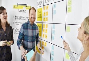 Post-it® merknotities en de Kanban-methode