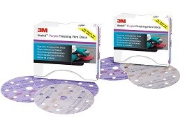 3M™ Hookit™ Purple Finishing Film-schuurschijf 260L, 150 mm, 15 gaten, P1500, PN51154