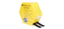 3M™ Dual Lock™ Hersluitbare Klikband SJ354D, Zwart, dubbele verpakking, voor binnengebruik