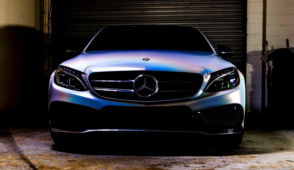 Auto gewrapt met Satin Flip Ghost Pearl folie