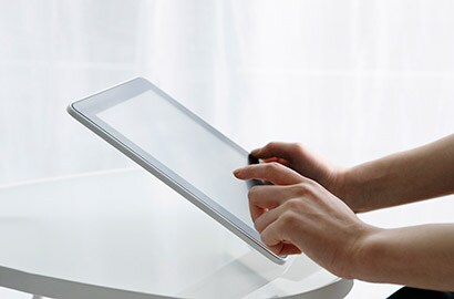 In tablets wordt 3M-tape gebruikt