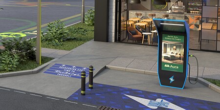 EV-oplaadstation verbeterde de veiligheid met veiligheid op de werkvloer.
