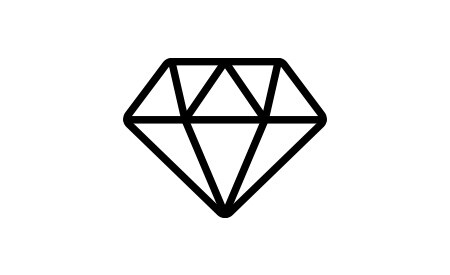 pictogram van diamant
