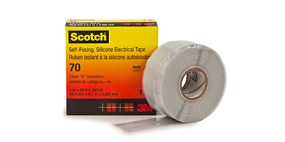 Scotch® 70 zelffuserende siliconenrubber isolatietape
